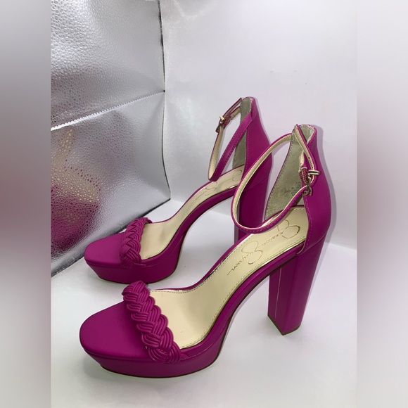 Jessica Simpson Pink Heels 8.5 - Picture 3 of 10